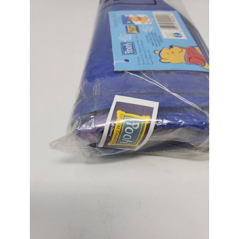 NOS WINNIE THE POOH HOLIDAY DECORATIVE OUTDOOR NYLON FLAG POOH'S SLED RIDE 1999